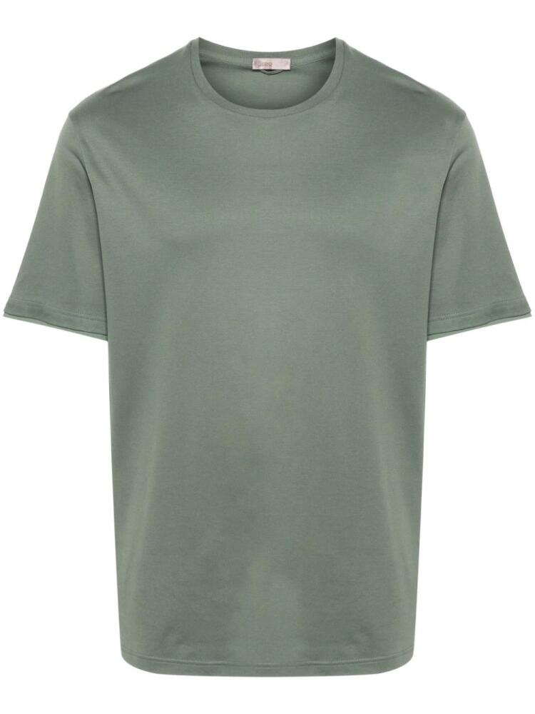 Herno short-sleeve cotton T-shirt - Green Cover