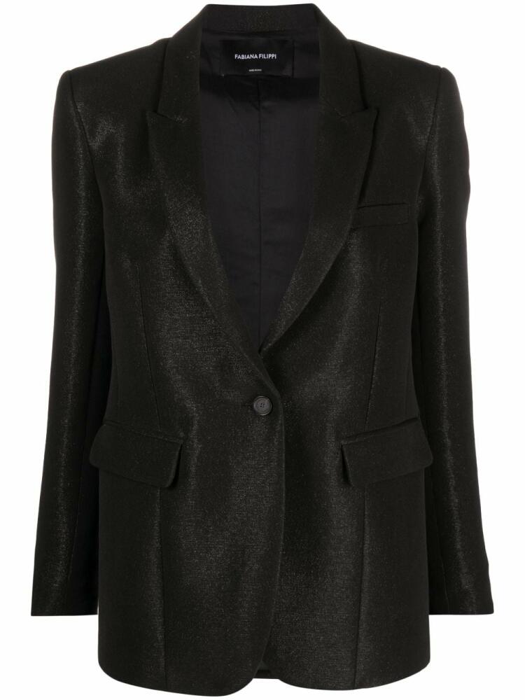 Fabiana Filippi single-breasted blazer - Brown Cover