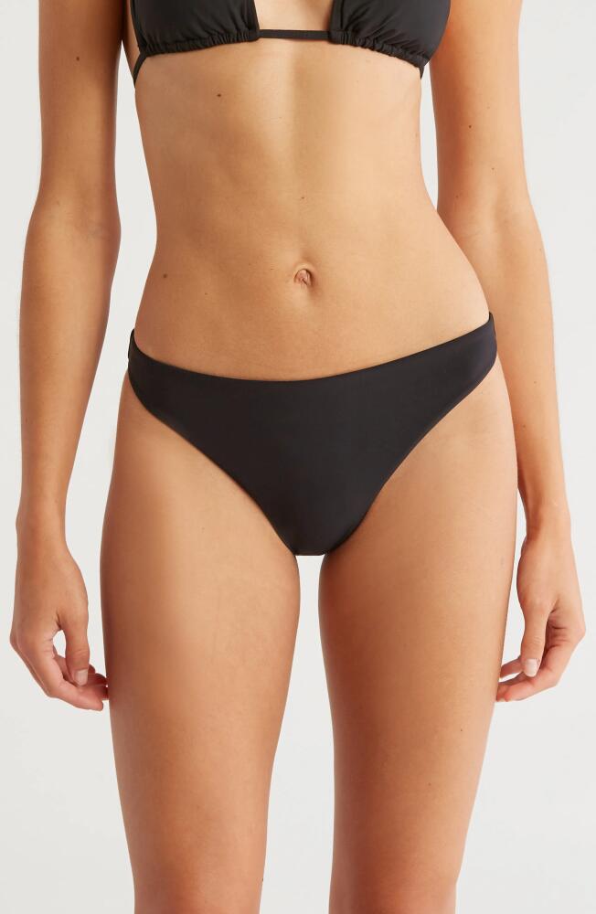 Volcom Simply Seamless Skimpy Bikini Bottoms in Black Cover