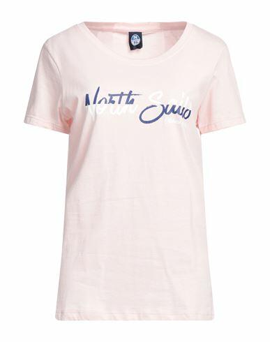 North Sails Woman T-shirt Pink Cotton Cover