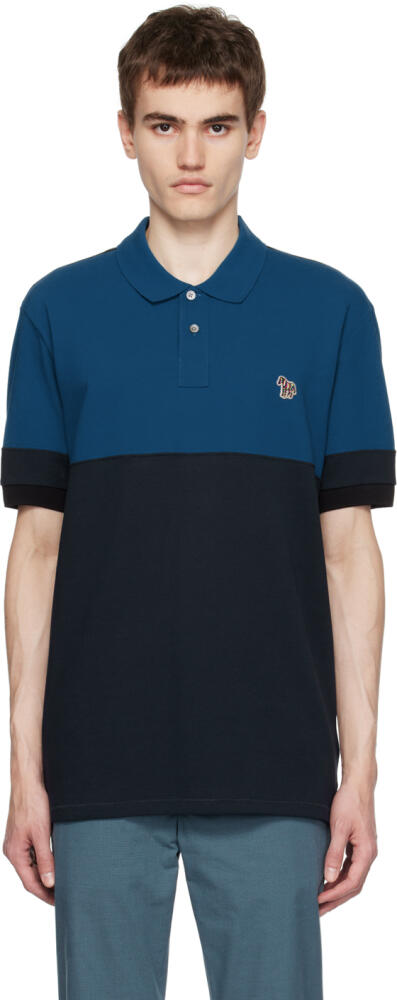 PS by Paul Smith Blue & Navy Zebra Polo Cover