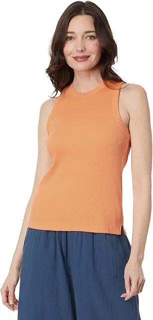 PACT Favorite Rib Racerback Tank (Tangerine) Women's Clothing Cover