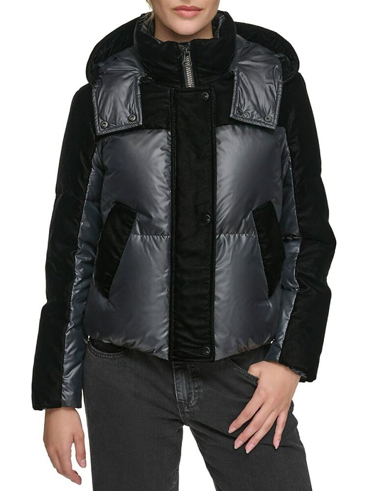 Andrew Marc Women's Vega Puffer Jacket - Black Cover