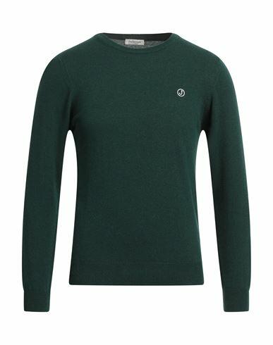 Jeckerson Man Sweater Dark green Viscose, Wool, Polyamide, Cashmere Cover