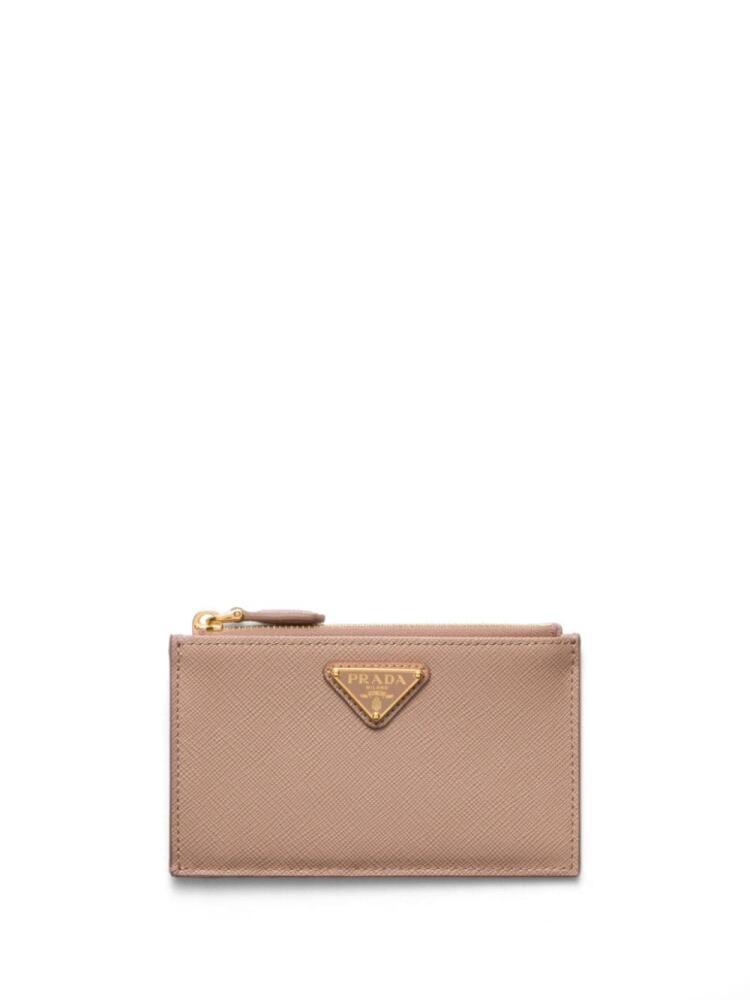 Prada Saffiano-leather card holder - Pink Cover