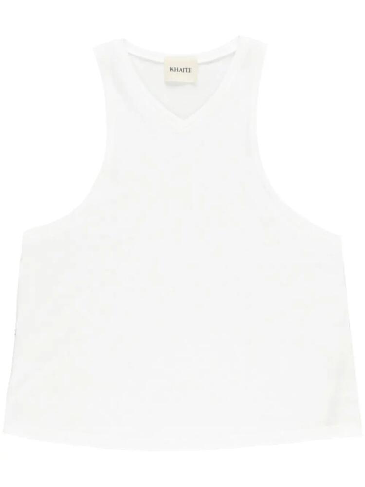 KHAITE Netta tank top - Neutrals Cover