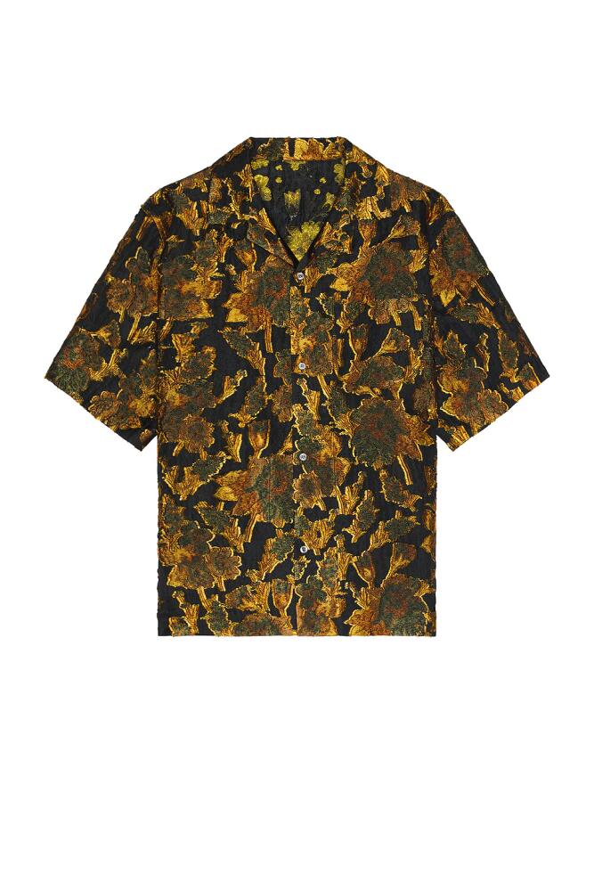 4SDESIGNS Reversible Camp Shirt in Yellow Cover