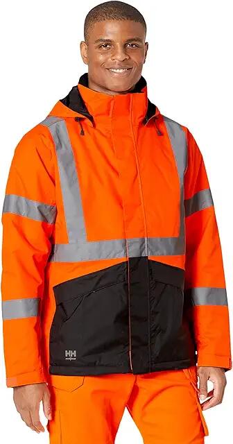 Helly Hansen Alta Winter Jacket (Orange/Charcoal) Men's Clothing Cover