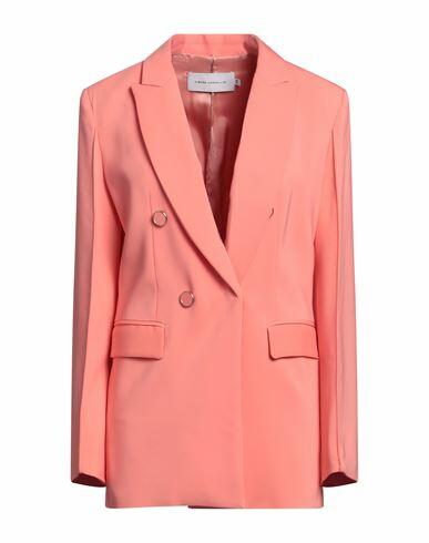 Simona Corsellini Woman Blazer Salmon pink Viscose, Elastane Cover