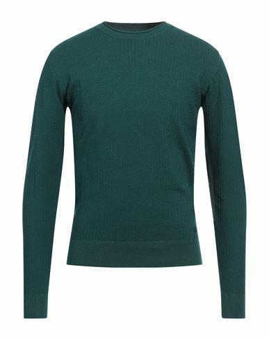 Yes Zee By Essenza Man Sweater Deep jade Viscose, Nylon Cover