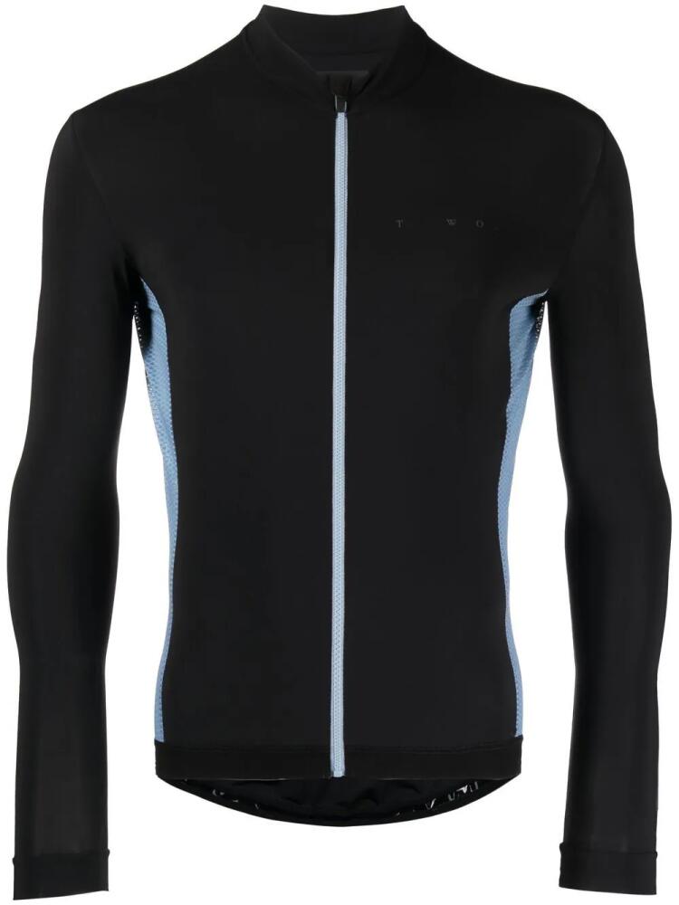 There Was One long-sleeved zip-up cycling top - Black Cover