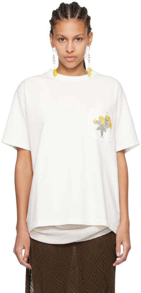 Bode Off-White Bouquet T-Shirt Cover