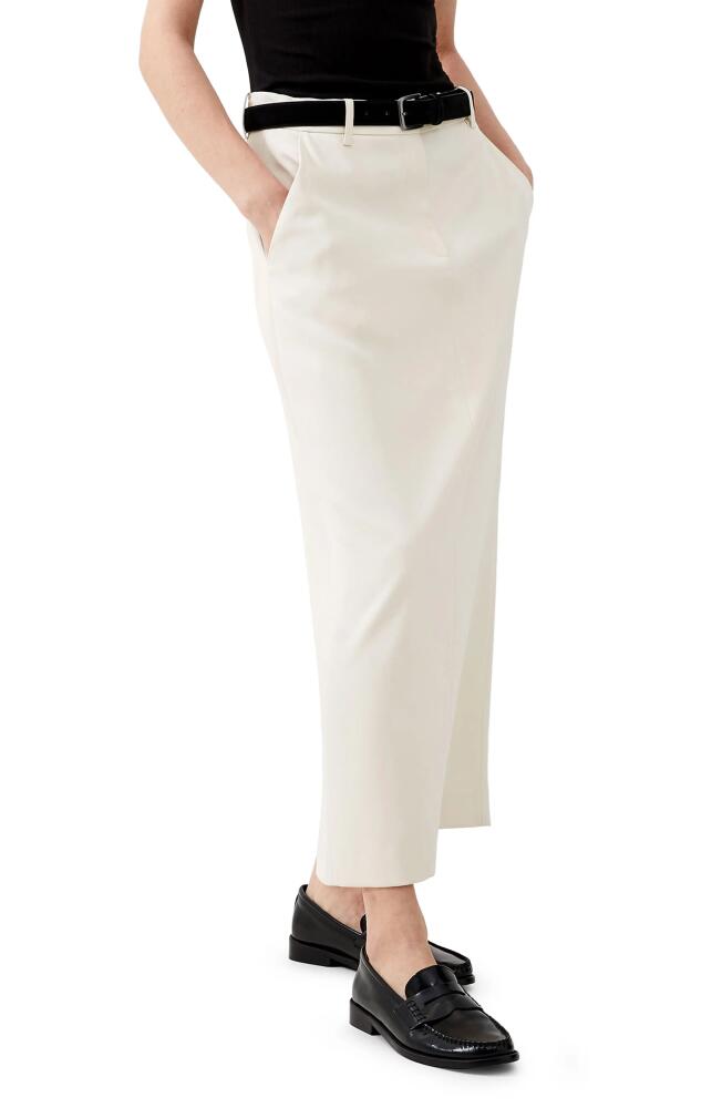 French Connection Harrie Suiting Maxi Skirt in Classic Cream Cover