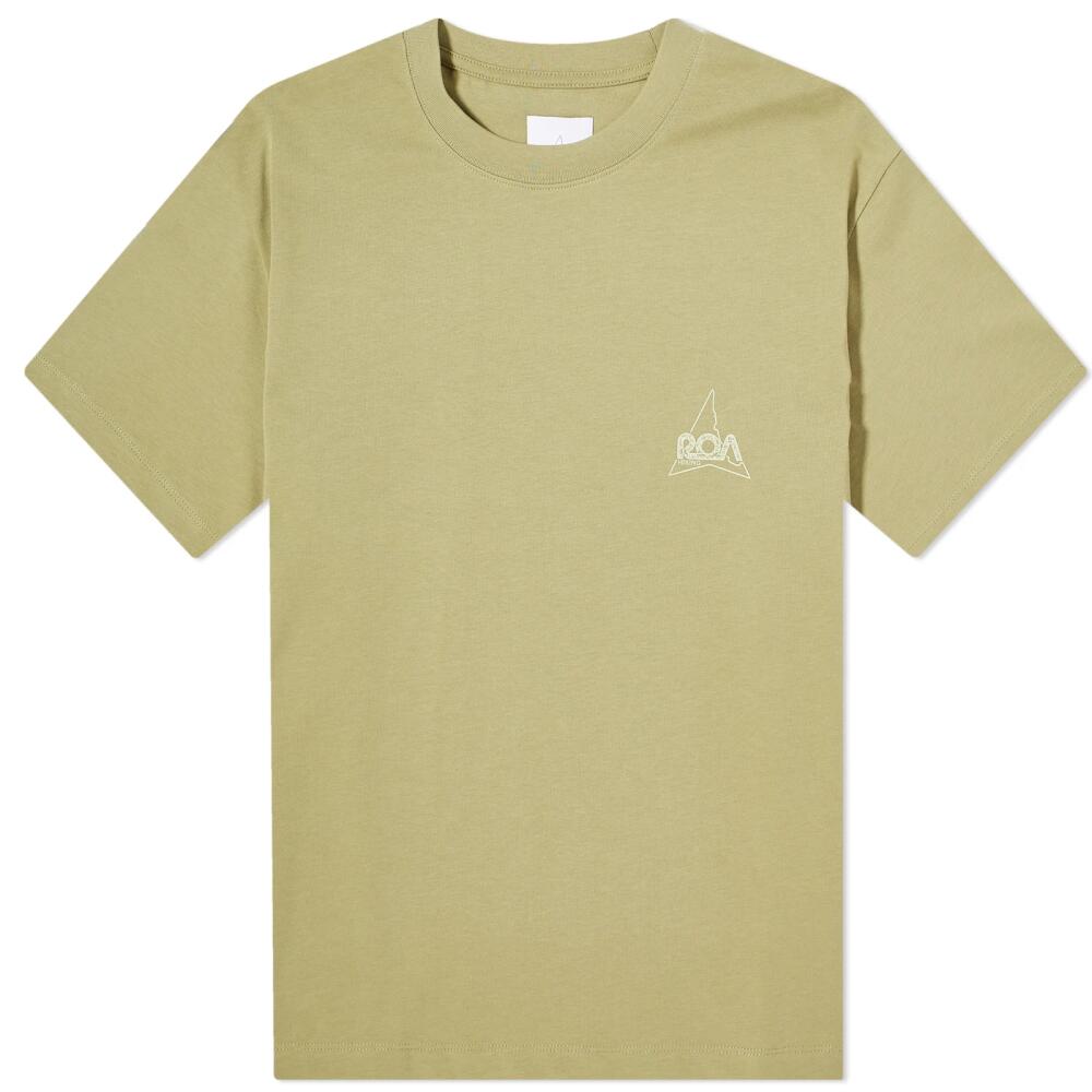 ROA Men's Graphic T-Shirt in Aloe Cover