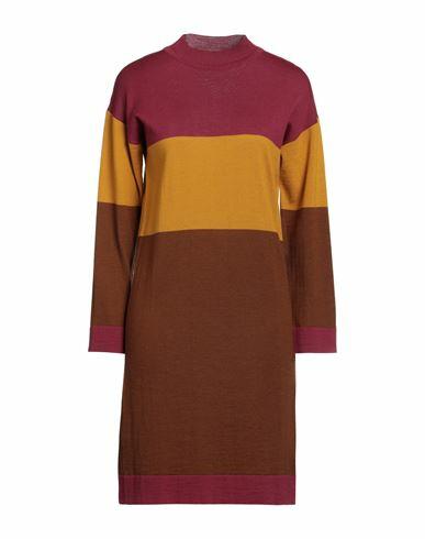 Massimo Rebecchi Woman Mini dress Garnet Wool, Acrylic Cover