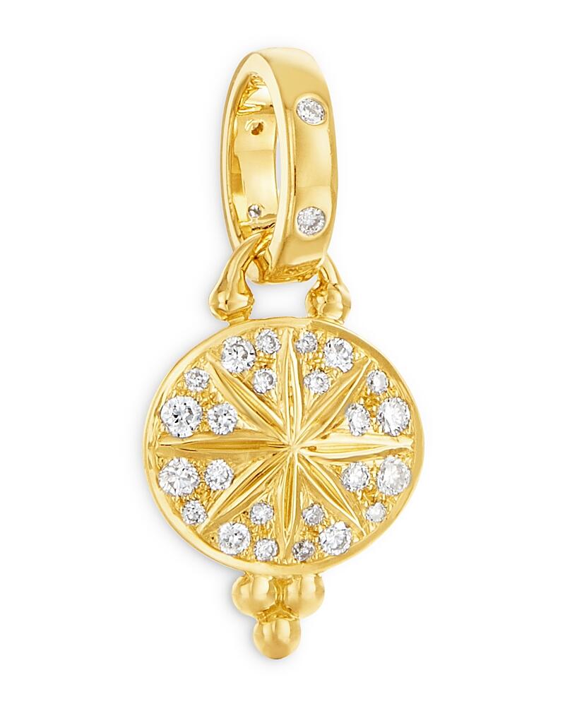 Temple St. Clair 18K Yellow Gold Celestial Diamond Mini Sorcerer Pendant Cover