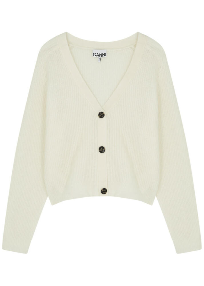 Ganni Knitted Cardigan - Cream Cover