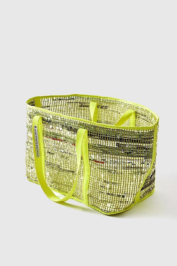 ANYBAG Recycled Weekender Woven Tote Bag in Electric Cab Cover