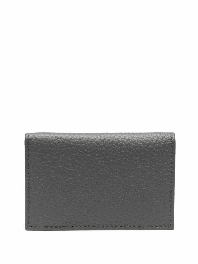 Eleventy embossed-logo card holder - Grey Cover