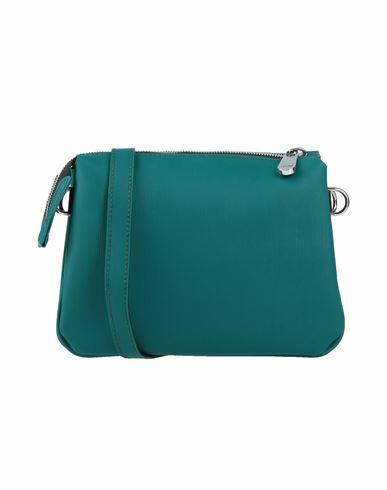 Gum Design Woman Cross-body bag Dark green Rubber Cover