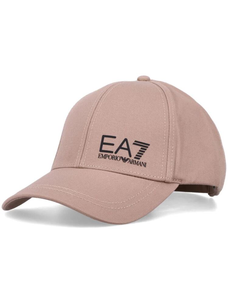 Ea7 Emporio Armani logo-print baseball cap - Pink Cover