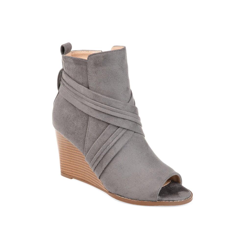 Journee Collection Sabeena Wedge Bootie | Women's | Grey Cover