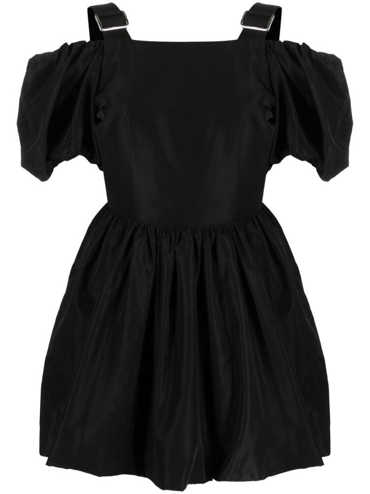 Simone Rocha cold-shoulder puffball minidress - Black Cover