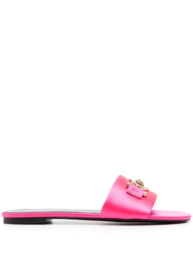 Versace La Medusa flat sandals - Pink Cover