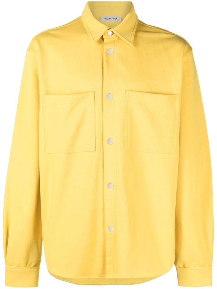 There Was One cotton jersey overshirt - Yellow Cover