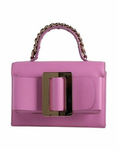 Boyy Woman Handbag Magenta Leather Cover