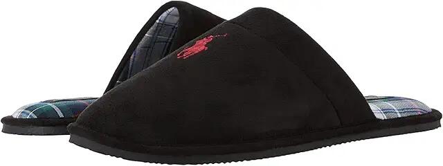 Polo Ralph Lauren Klarence Scuff Slipper (Black 2) Men's Shoes Cover