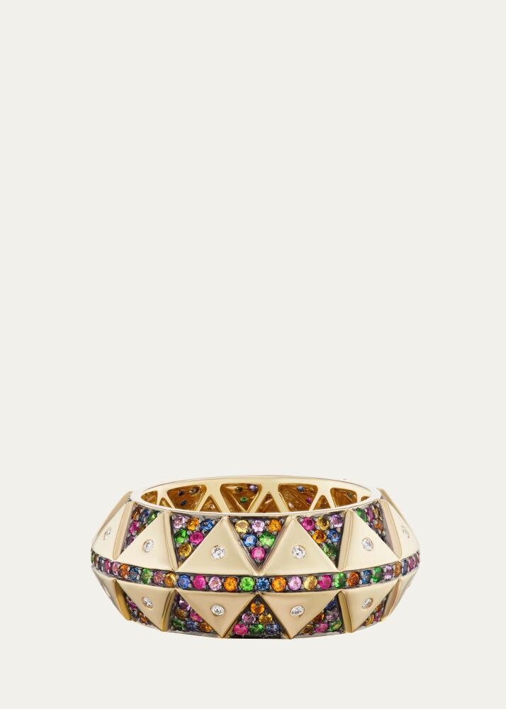 Harwell Godfrey Chubby Talisman Ring in Rainbow Cover