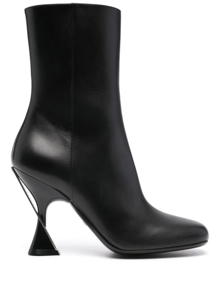 Gucci 95mm leather ankle boots - Black Cover