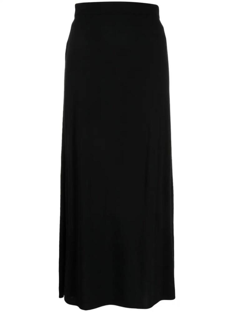 JNBY long A-line wool skirt - Black Cover