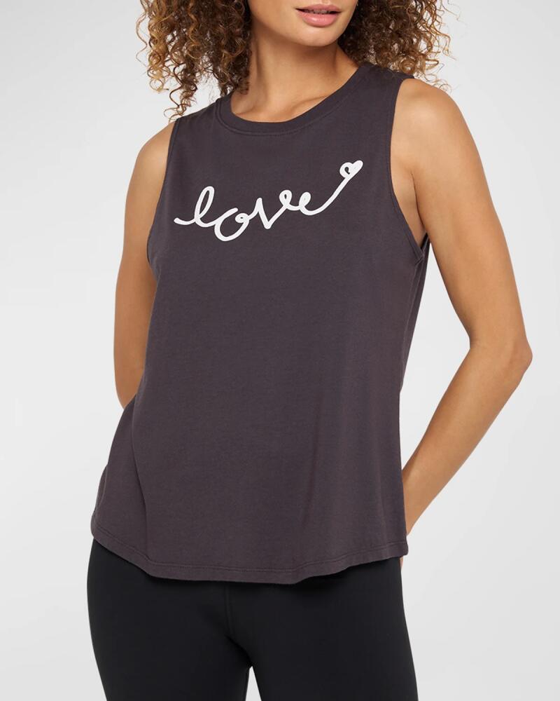 Spiritual Gangster Love Script Jade Muscle Tank Cover