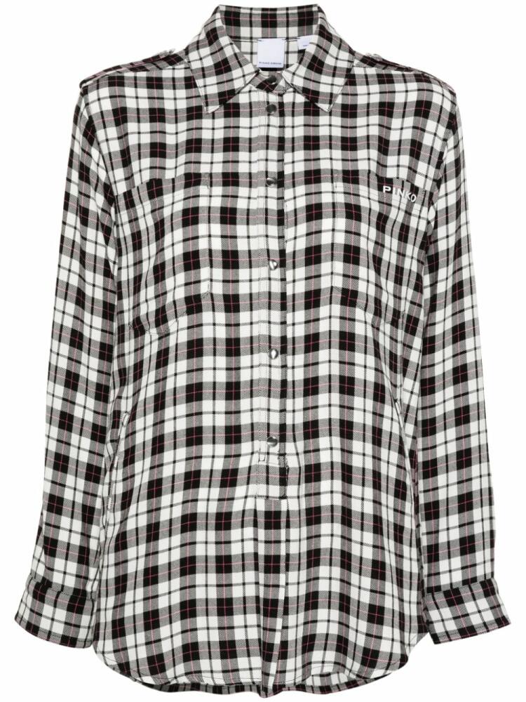 PINKO plaid shirt - White Cover