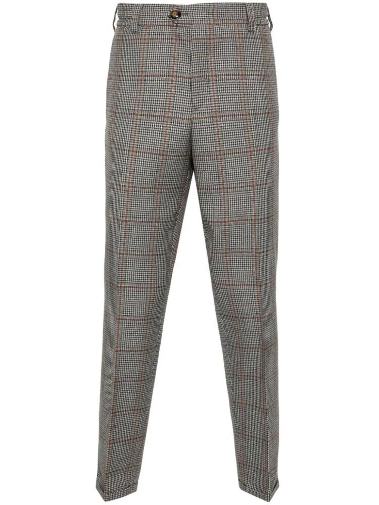 PT Torino houndstooth tailored trousers - Black Cover