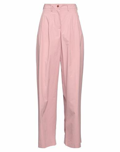 Jejia Woman Pants Magenta Cotton Cover