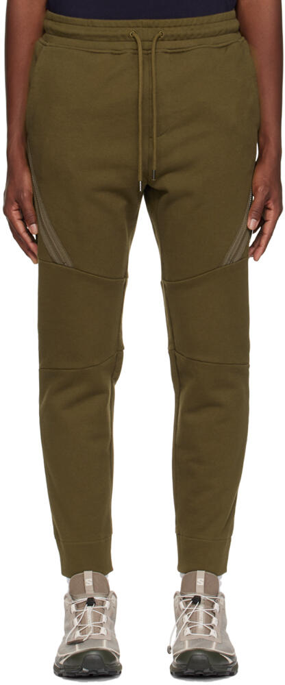 C.P. Company Khaki Tapered Sweatpants Cover