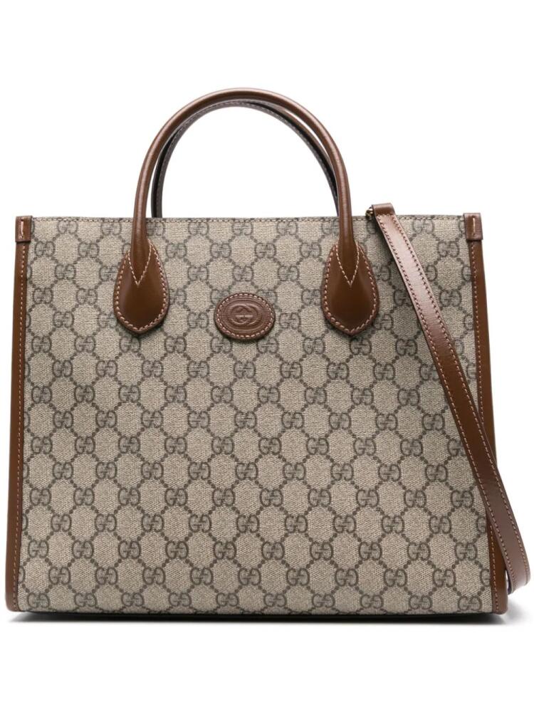 Gucci small GG tote bag - Brown Cover