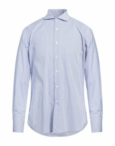 Bagutta Man Shirt Blue Size 15 ½ Cotton Cover