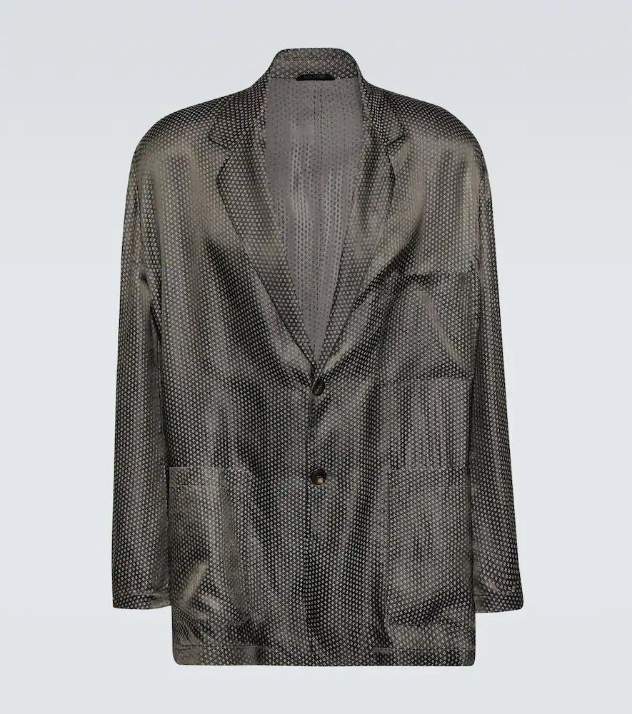 Giorgio Armani Jacquard suit jacket Cover