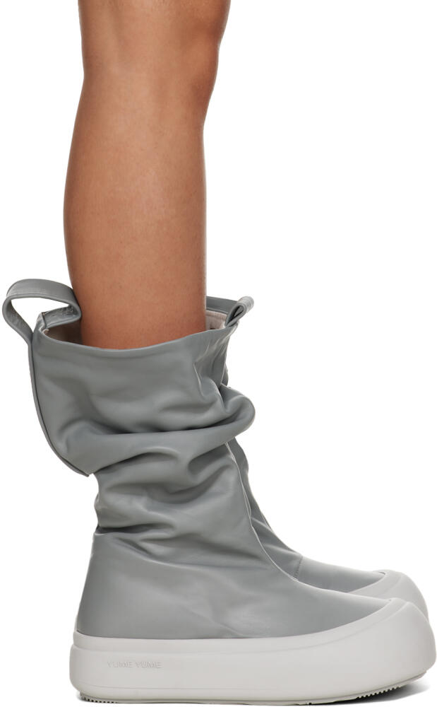 YUME YUME Gray Low Fisherman Boots Cover