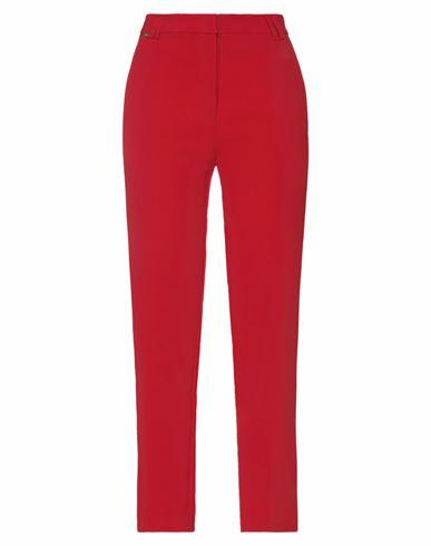 Kaos Woman Pants Red Polyester, Elastane Cover