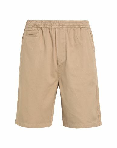 Selected Homme Man Shorts & Bermuda Shorts Camel Organic cotton Cover