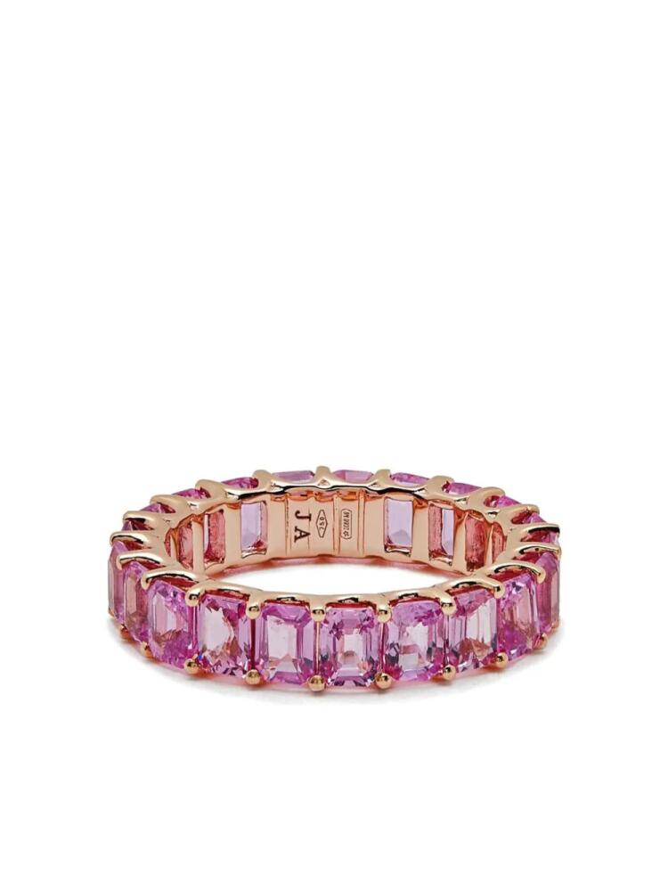 Jewels Aficionado 18kt rose gold sapphire ring - Pink Cover