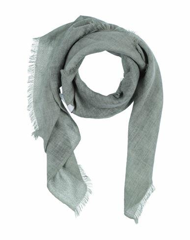 Boglioli Man Scarf Sage green Virgin Wool, Silk, Cashmere Cover