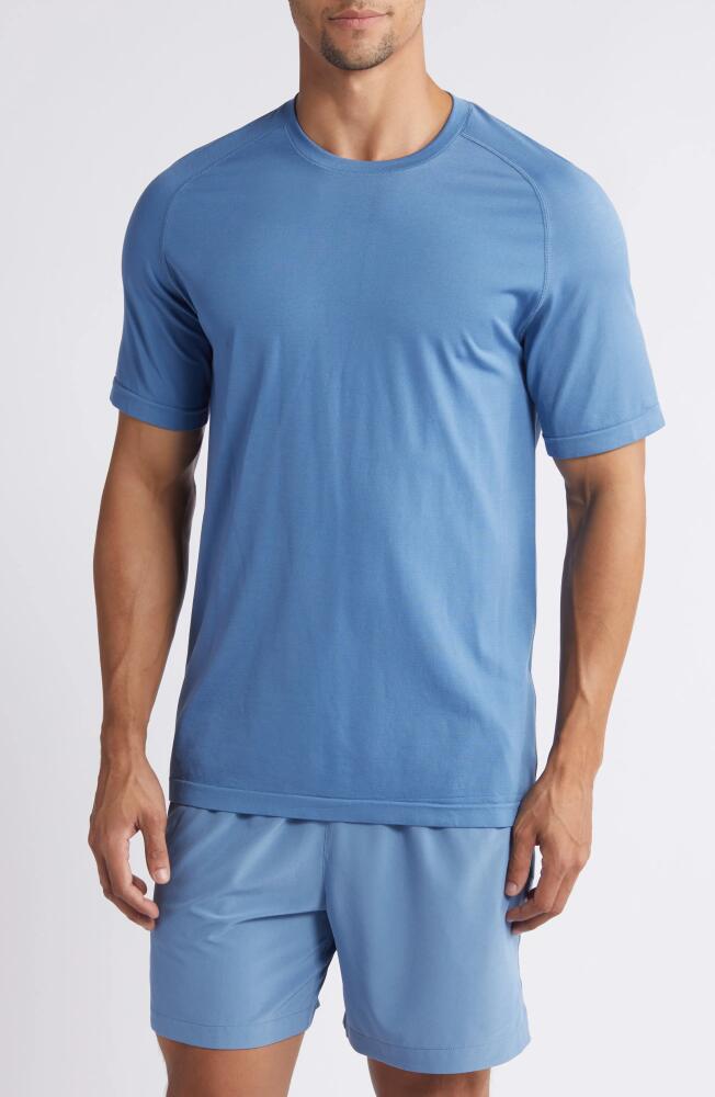 Zella Seamless T-Shirt in Blue Coronet Cover