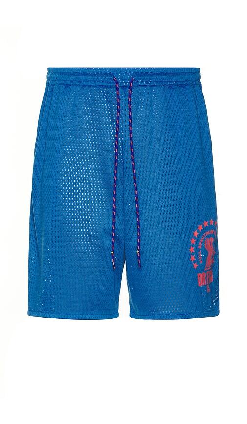 DOUBLE RAINBOUU Ball Short in Blue Cover