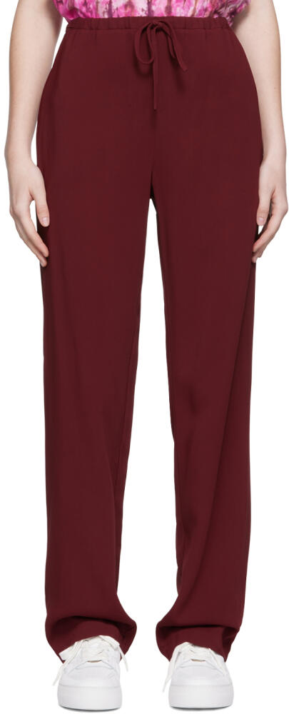 AMI Paris Red Palazzo Trousers Cover